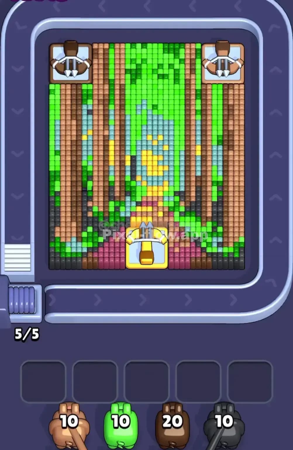 Pixel Flow Level 1621 Screenshot