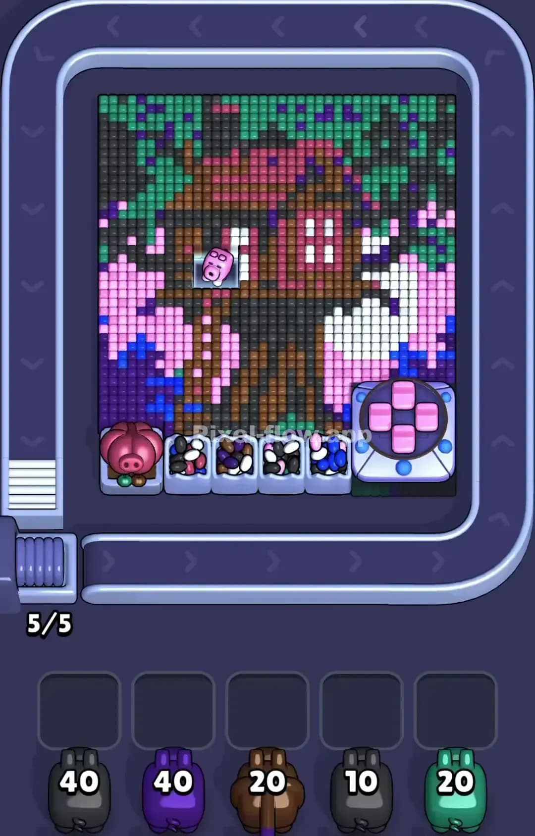 Pixel Flow Level 1290 Screenshot