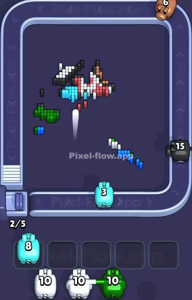 Pixel Flow Level 1307 Solution 3