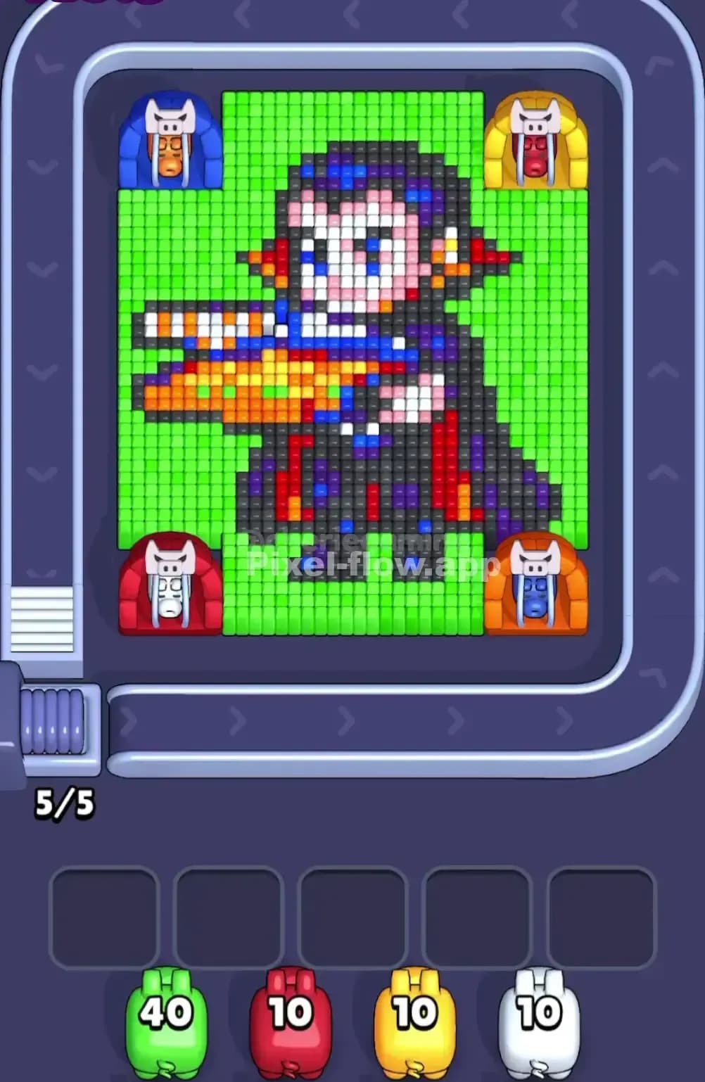 Pixel Flow Level 1718 Screenshot