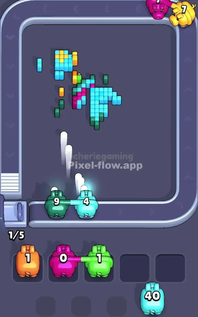 Pixel Flow Level 545 Solution 3