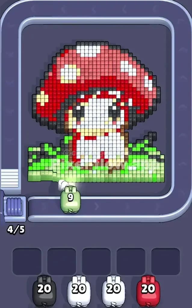 Pixel Flow Level 258 Gameplay