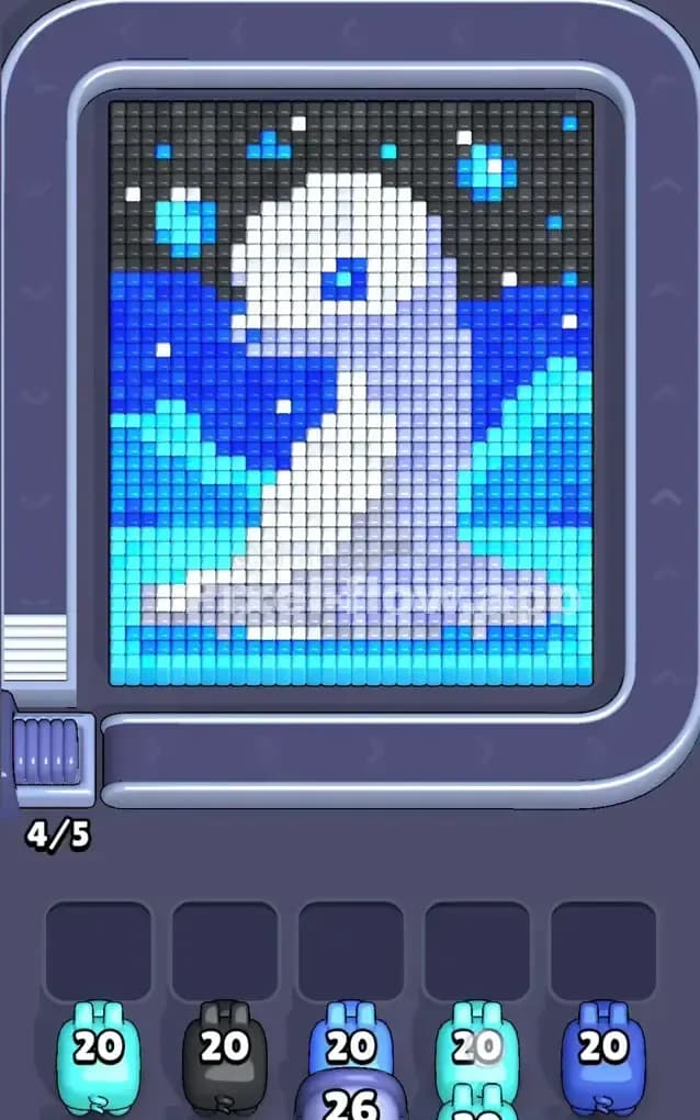 Pixel Flow Level 296 Screenshot