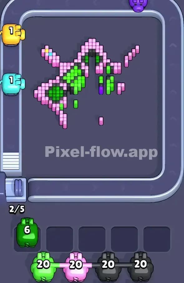 Pixel Flow Level 398 Solution 2