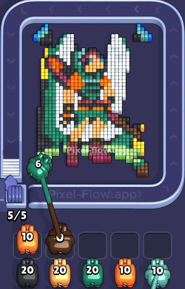 Pixel Flow Level 974 Solution 1