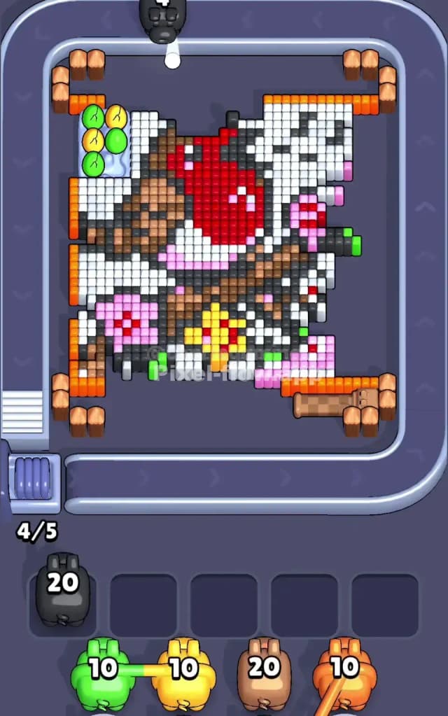 Pixel Flow Level 493 Solution 1