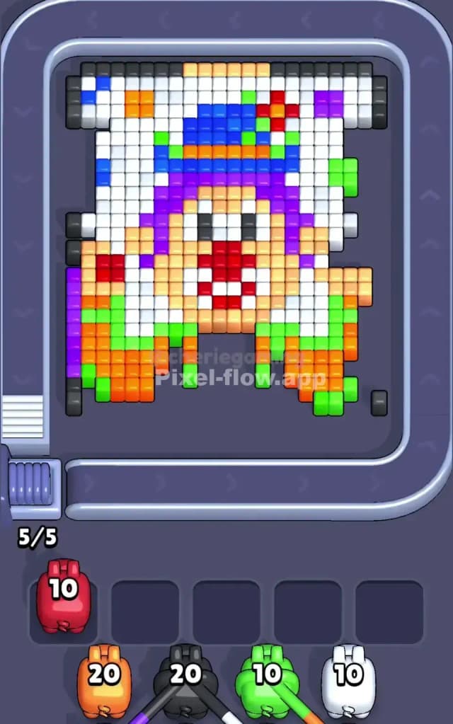 Pixel Flow Level 454 Solution 1
