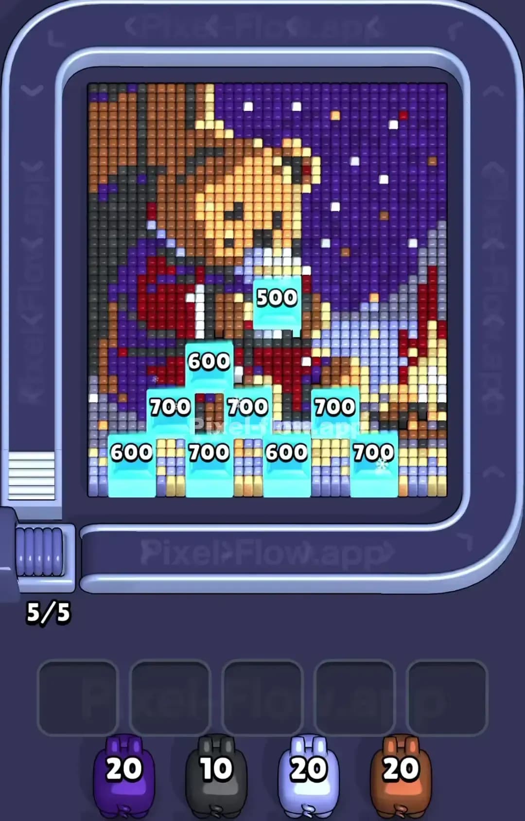 Pixel Flow Level 1380 Screenshot