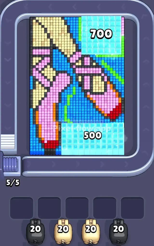 Pixel Flow Level 395 Gameplay