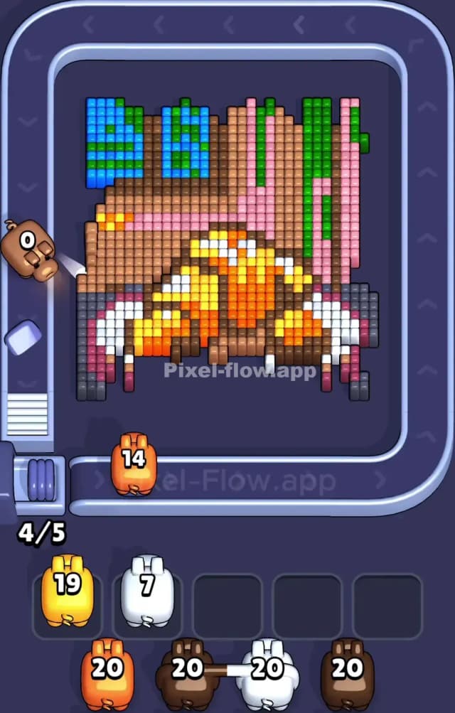 Pixel Flow Level 958 Solution 1