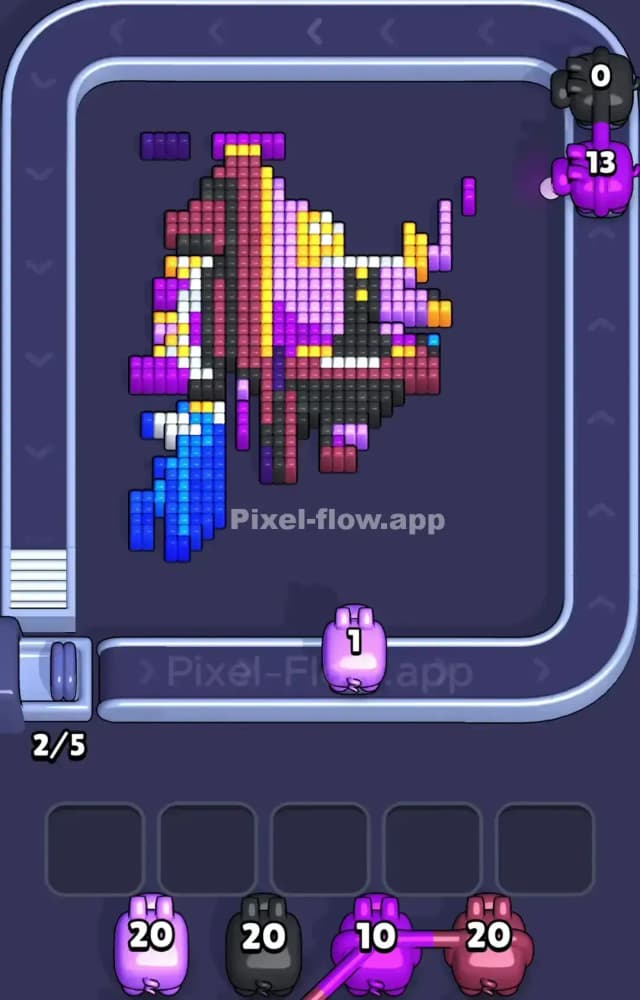 Pixel Flow Level 986 Solution 2