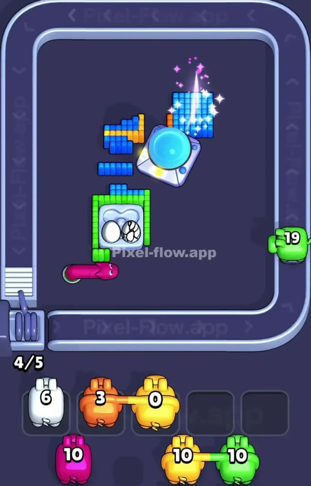 Pixel Flow Level 1158 Solution 3