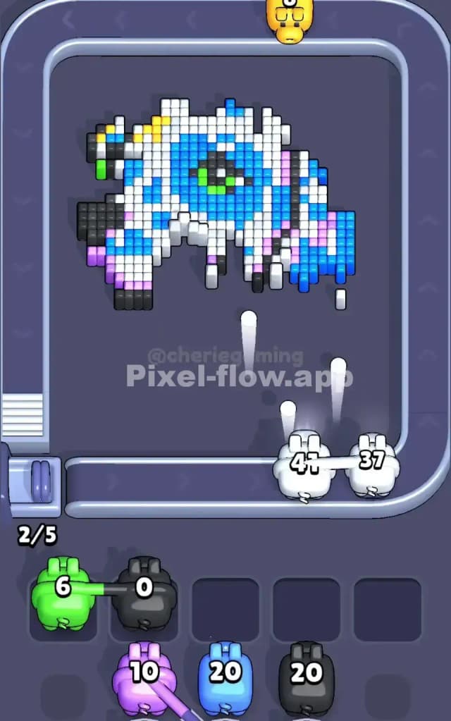 Pixel Flow Level 82 Solution 2