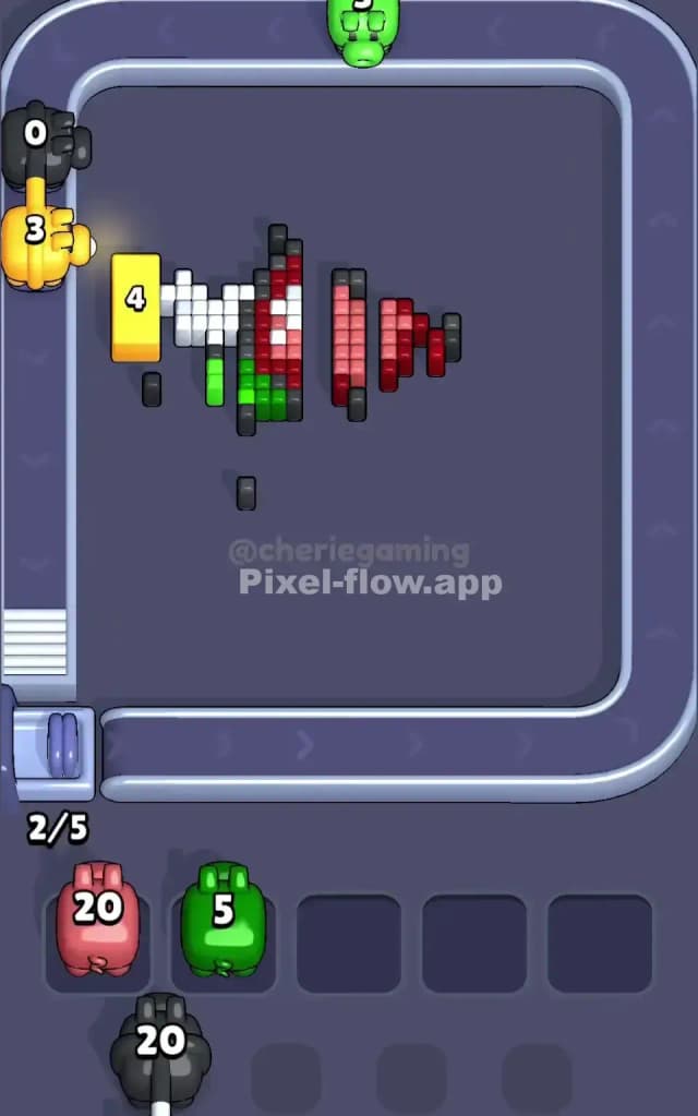 Pixel Flow Level 579 Solution 3