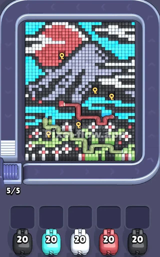 Pixel Flow Level 112 Gameplay