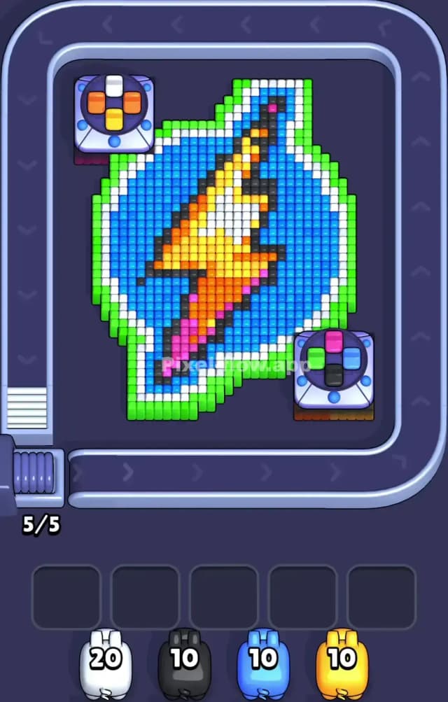 Pixel Flow Level 932 Gameplay