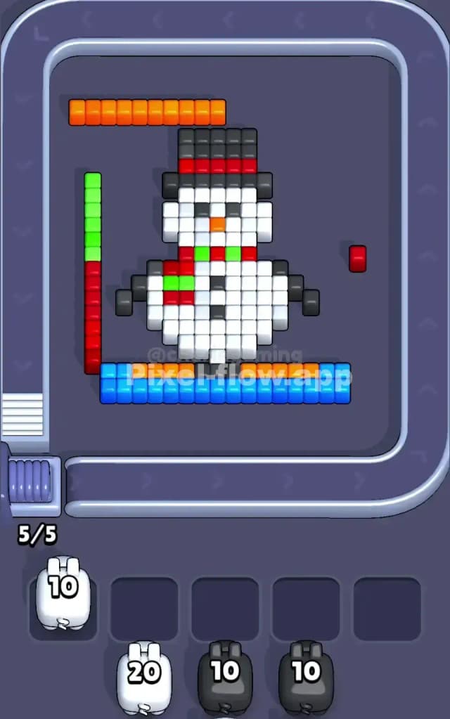 Pixel Flow Level 10 Solution 1