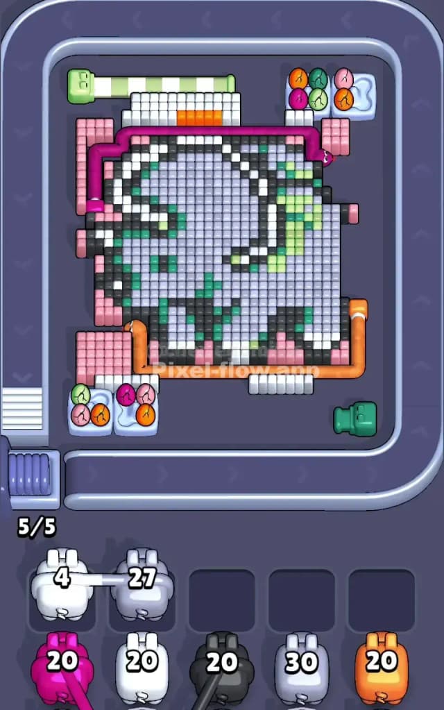 Pixel Flow Level 310 Solution 1