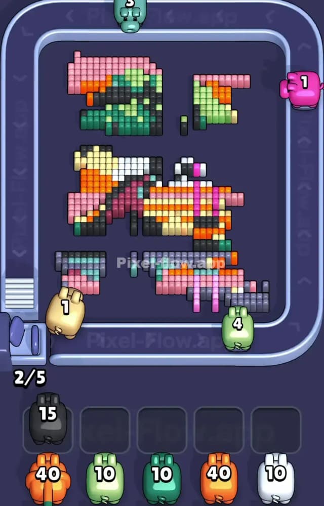 Pixel Flow Level 1324 Solution 2