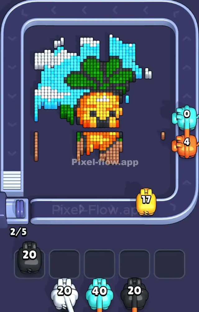 Pixel Flow Level 856 Solution 2