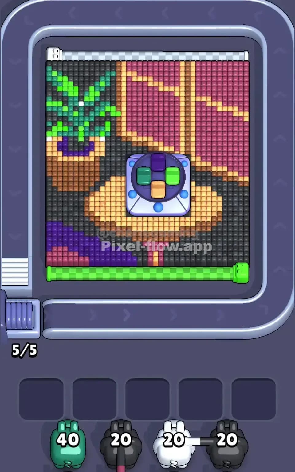 Pixel Flow Level 670 Screenshot