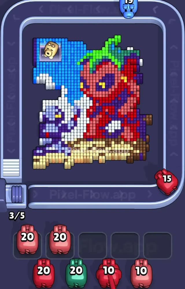 Pixel Flow Level 1259 Solution 1