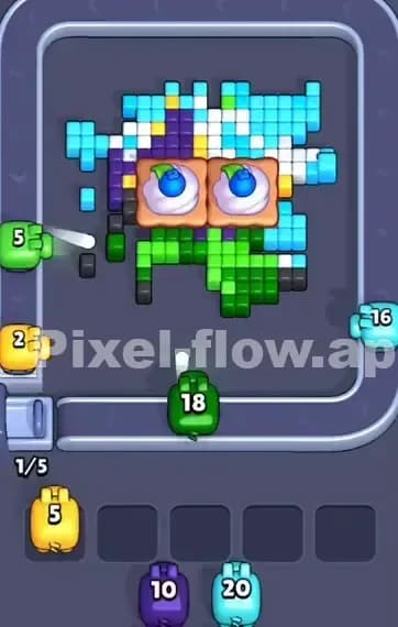 Pixel Flow Level 401 Screenshot