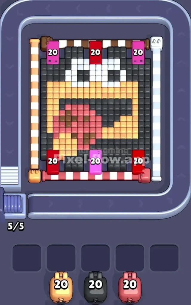 Pixel Flow Level 147 Gameplay