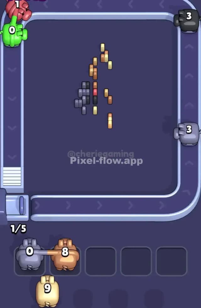 Pixel Flow Level 1687 Solution 3