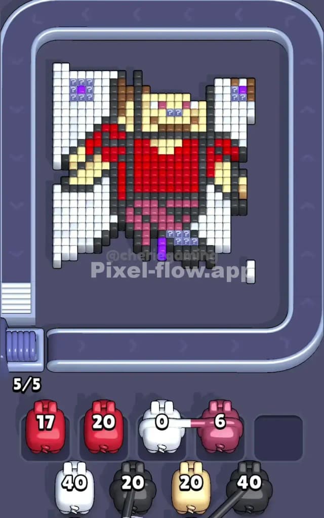 Pixel Flow Level 125 Solution 1