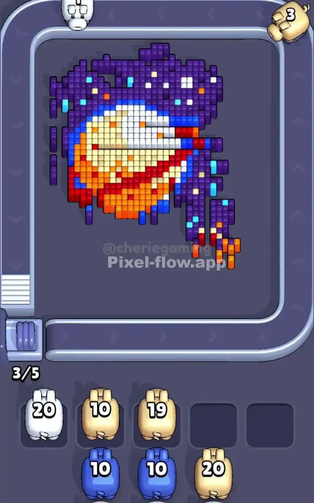 Pixel Flow Level 603 Solution 2