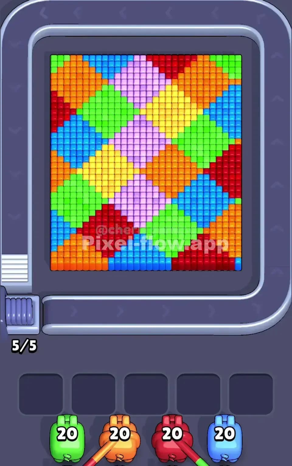 Pixel Flow Level 59 Screenshot