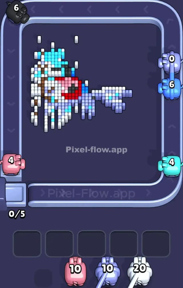 Pixel Flow Level 809 Solution 3