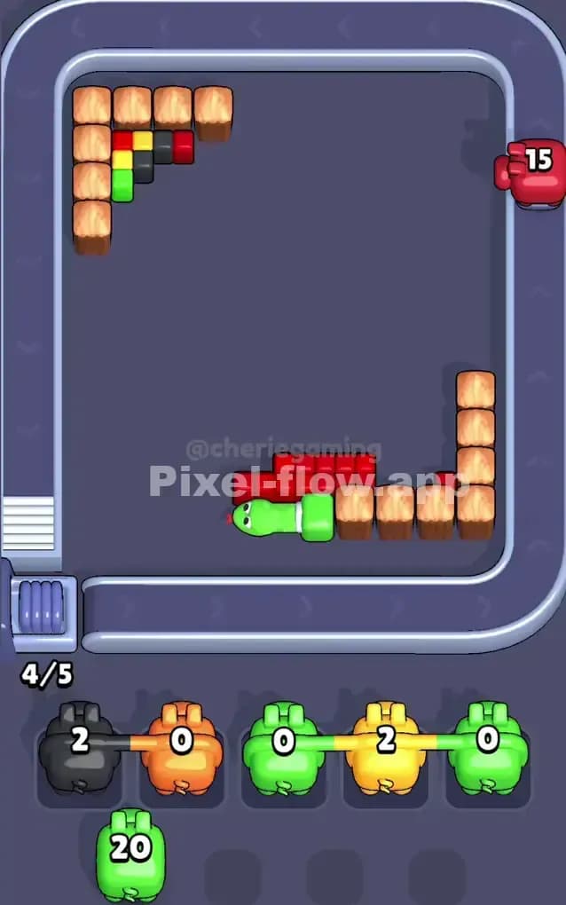 Pixel Flow Level 285 Solution 3