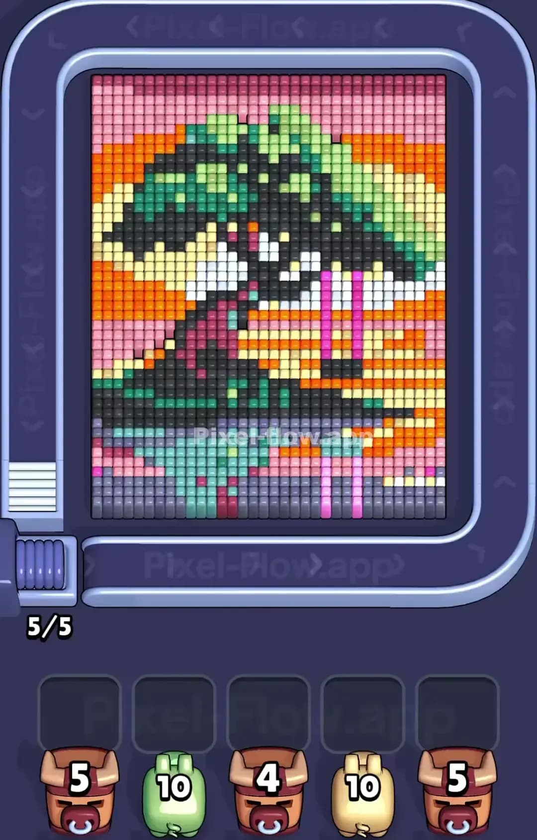 Pixel Flow Level 1324 Screenshot