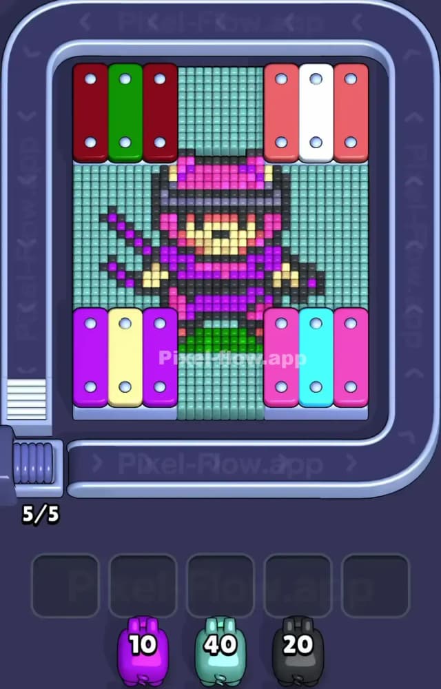 Pixel Flow Level 1405 Gameplay