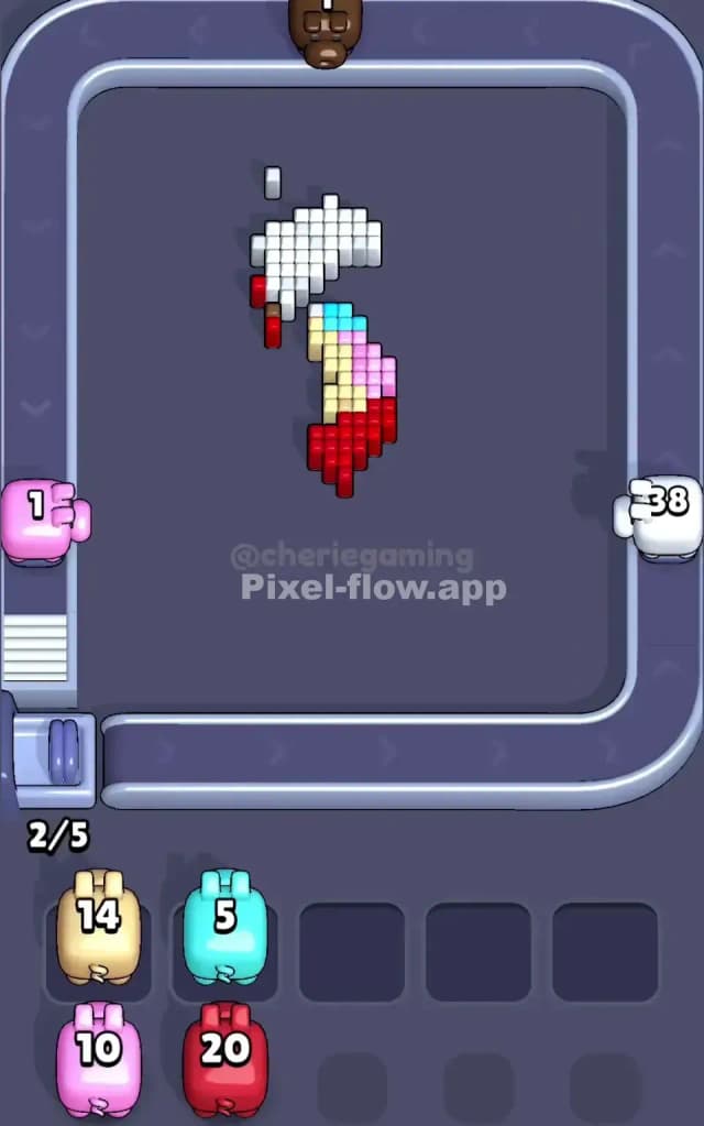 Pixel Flow Level 332 Solution 3