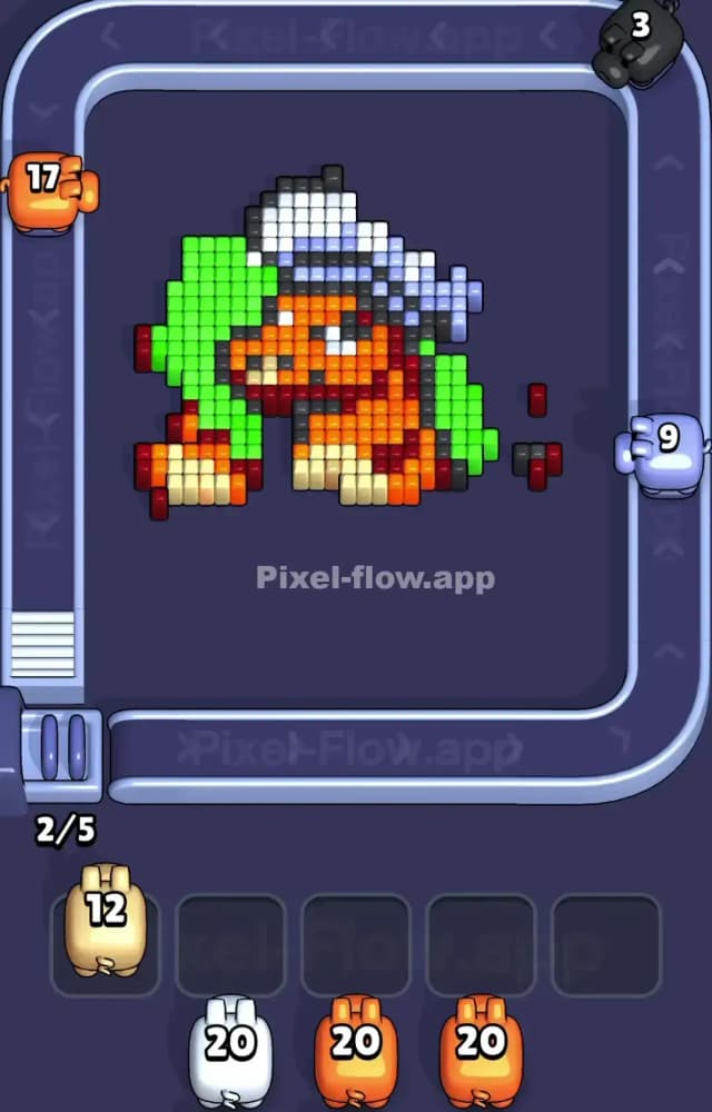 Pixel Flow Level 1321 Solution 1