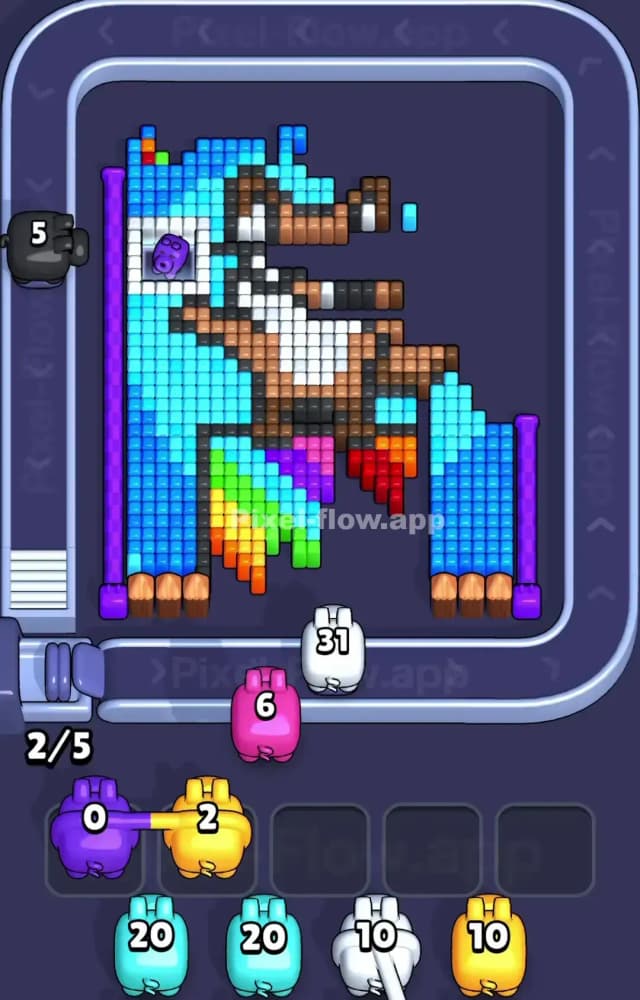 Pixel Flow Level 1369 Solution 2