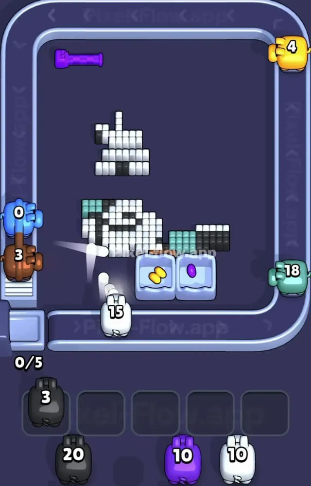 Pixel Flow Level 1345 Solution 3