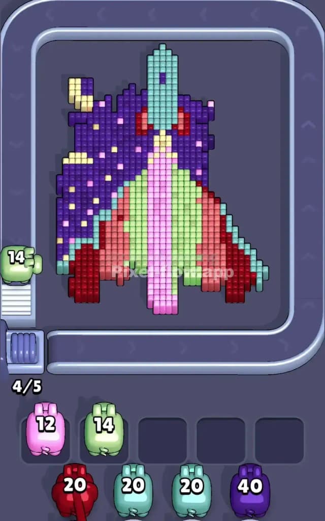 Pixel Flow Level 601 Solution 1