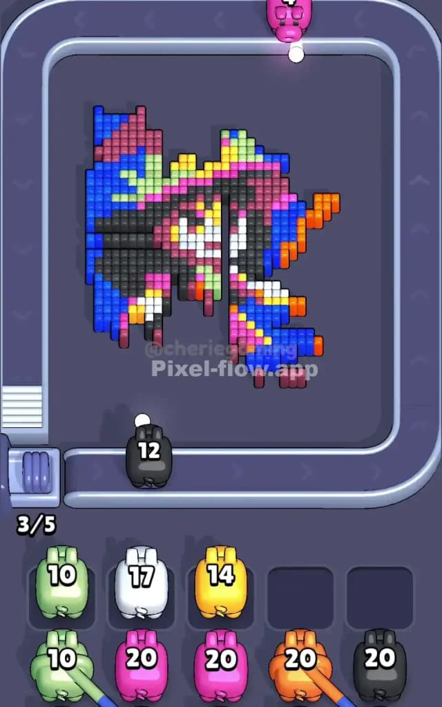 Pixel Flow Level 476 Solution 2