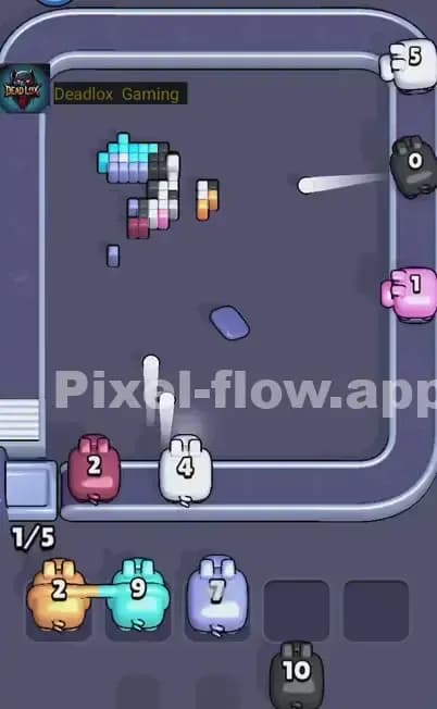 Pixel Flow Level 458 Solution 3