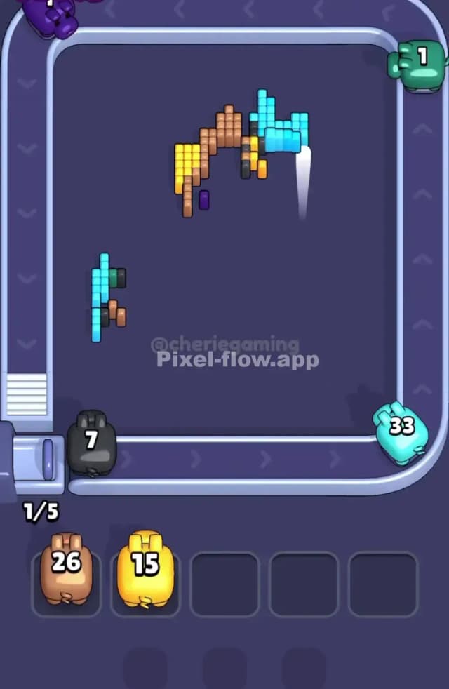 Pixel Flow Level 1628 Solution 3