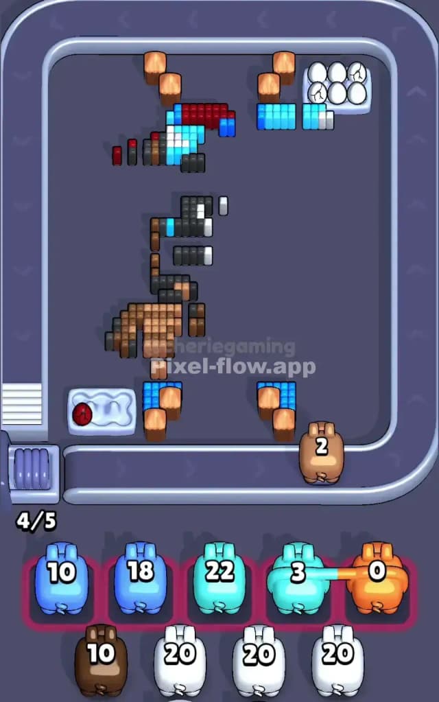 Pixel Flow Level 519 Solution 3