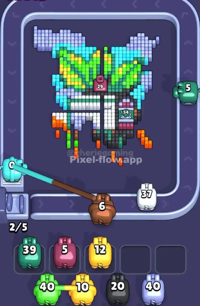 Pixel Flow Level 1709 Solution 2