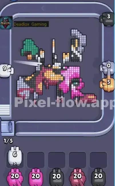 Pixel Flow Level 471 Solution 2