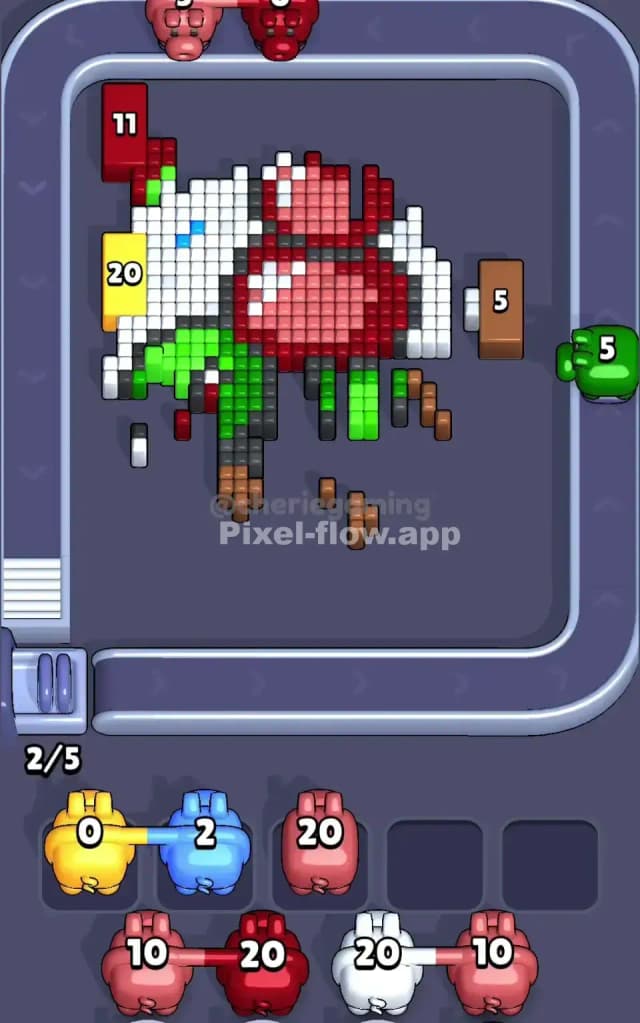 Pixel Flow Level 579 Solution 2