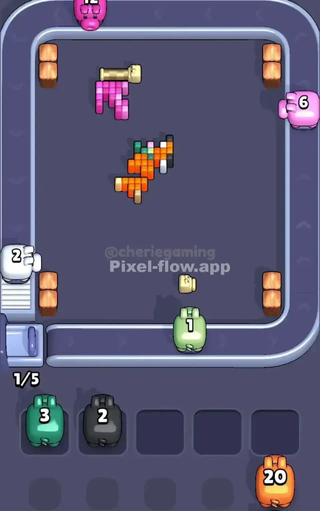 Pixel Flow Level 369 Solution 3
