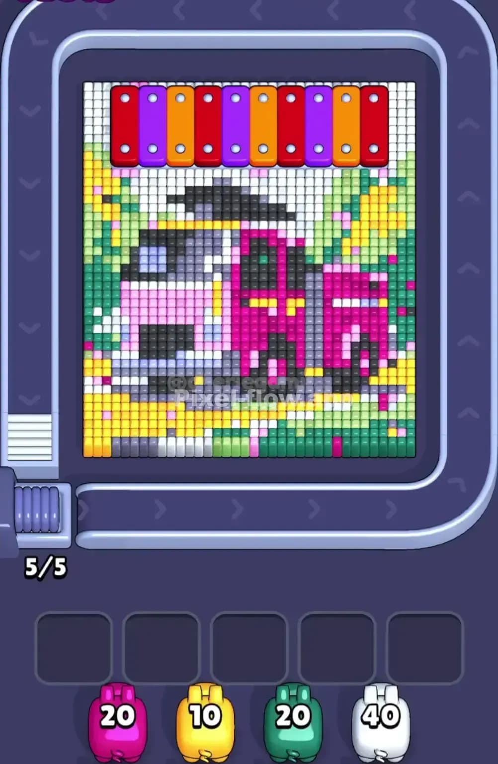 Pixel Flow Level 1730 Screenshot